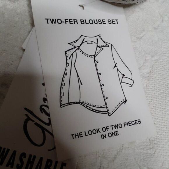 Gloria Lance Womens Button Down Top Blouse Shirt 3X - Picture 10 of 12